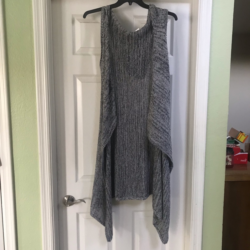 Torrid mid-length hooded sweater vest